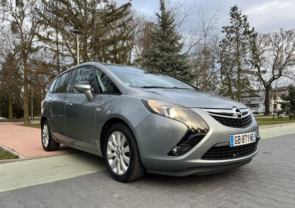 Opel Zafira cena 33900 przebieg: 144000, rok produkcji 2012 z Łomża małe 301